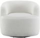 Coaster® Hudson Natural Upholstered Swivel Chair-1
