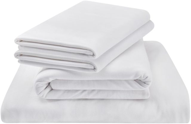 Tempur-Pedic® 4-Piece White Rayon Full Sheet Set-0