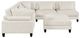 Homelegance® Robstown 6-Piece Beige Sectional with Ottomans-2