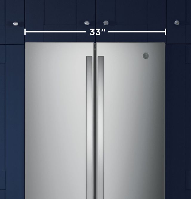 GE® 33 in. 24.7 Cu. Ft. Fingerprint Resistant Stainless Steel French Door Refrigerator-13