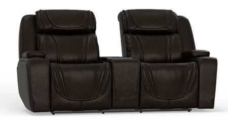 Chiller Power Leather Loveseat