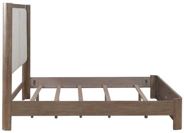 Liberty Furniture South Bend Burnished Clay/Gravel King Shelter Panel Bed-3