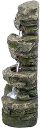 A & B Home Gray/Green Small Cascading Fountain-2
