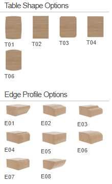 Country View Woodworking Customizable Make It Your Way 13 Brown Maple Dining Table with 2 Self Store Leaves-1