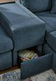 Signature Design by Ashley® Modmax 7-Piece Ink Balanced Sectional with Audio and Storage Consoles-2