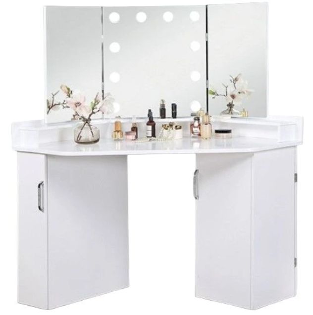Furniture of America® Lorybelle White Vanity -0