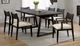 Furniture of America® Meridian 2-Piece Dark Walnut/Ivory Arm Chair Set-1