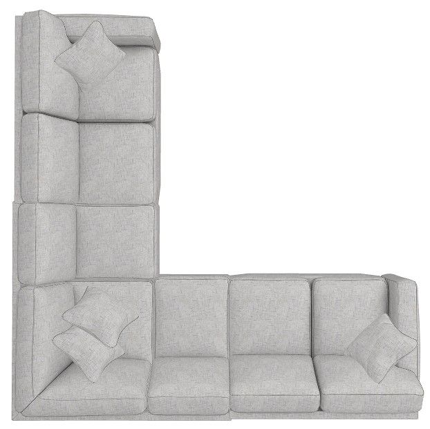 La-Z-Boy® Meyer 5-Piece Ash Sectional-3