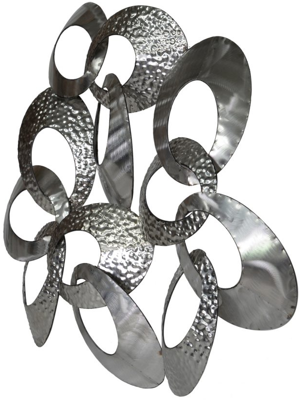 Moe's Home Collection Silver Looped Metal Wall Decor-1