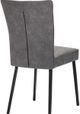 Mazin Furniture Barcelona Black/Gray Side Chair-3