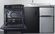 Summit® 63" Black and Stainless Steel All-In-One Kitchenette-2