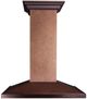 ZLINE Designer Series 36" Hand-Hammered Copper Island Range Hood-0