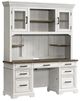 Intercon Drake 2-Piece French Oak/Rustic Gray Credenza Hutch-0