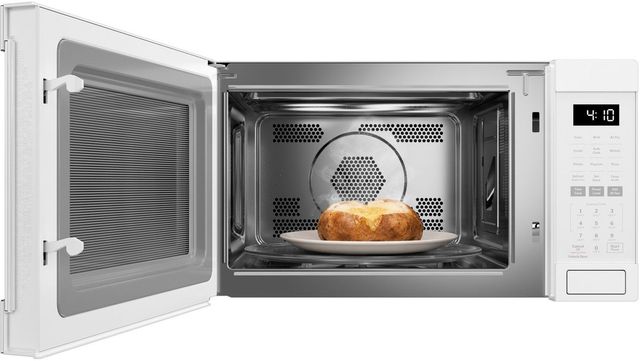 GE® 1 Cu. Ft. White Countertop Microwave with Air Fry-2