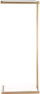 Renwil® Delma White Marble Accent  Table with Brass Stand -3