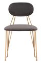 Zuo® Modern Georges Gold/Gray Dining Side Chair-2