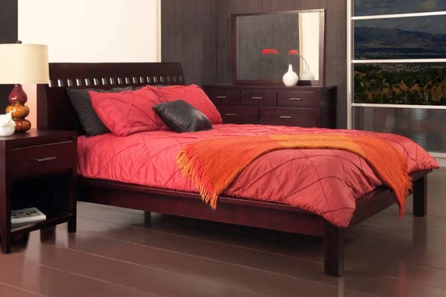 Modus Furniture Nevis Veneto Espresso California King Platform Bed-1