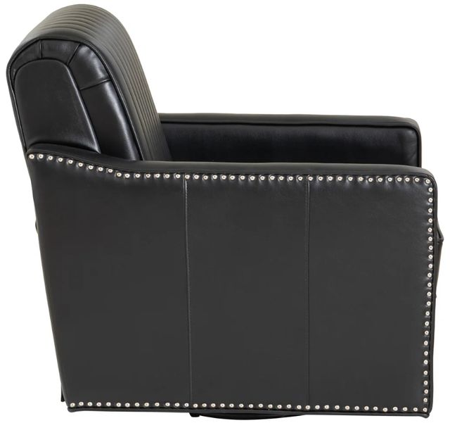 Powell® Carter Black Swivel Accent Chair-4