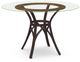 Table ronde en verre clair Kai Amisco®-0