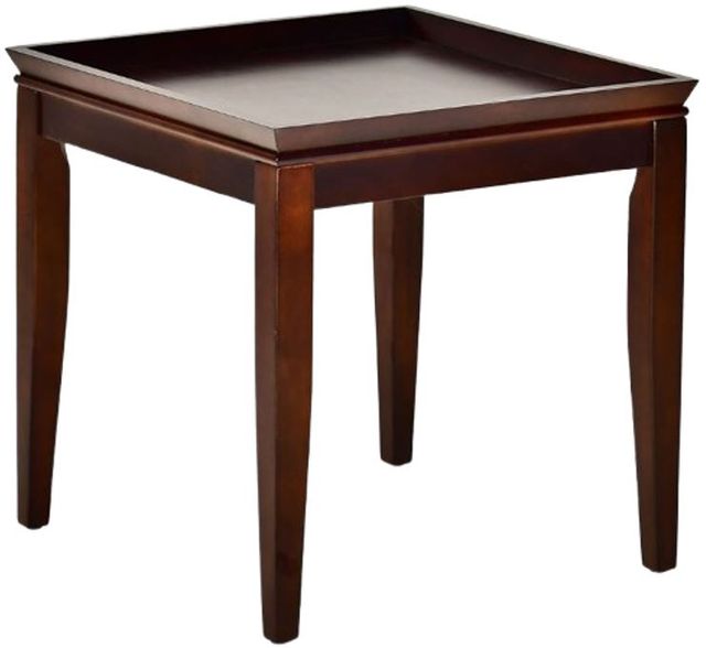 Steve Silver Co. Clemson Merlot Cherry End Table-0