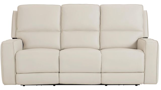 Bassett® Furniture Club Level Raymond Vanilla Power Reclining Sofa-1