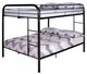 Furniture of America® Finnerty Black Full/Full Bunk Bed-0
