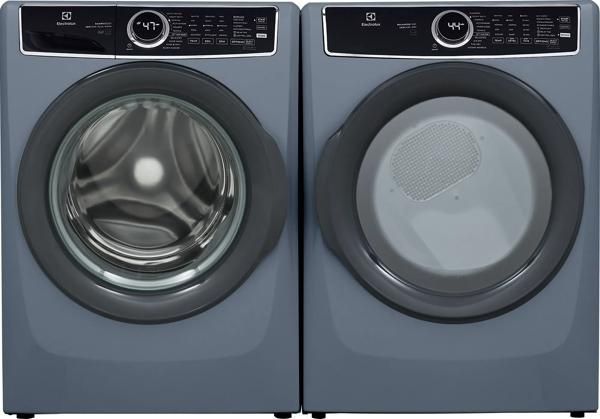 Electrolux 600 Series 8 Cu. Ft. Denim Blue Front Load Perfect Steam™ Gas Dryer with Balanced Dry™ and Instant Refresh-4