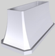 Vent-A-Hood® Designer Series 66" White Island Range Hood-3