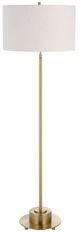 Uttermost® Prominence Brushed Antique Brass Floor Lamp-3