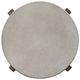 Liberty Furniture Cascade Gray Chairside Table with Wirebrush Rustic Brown Base-3