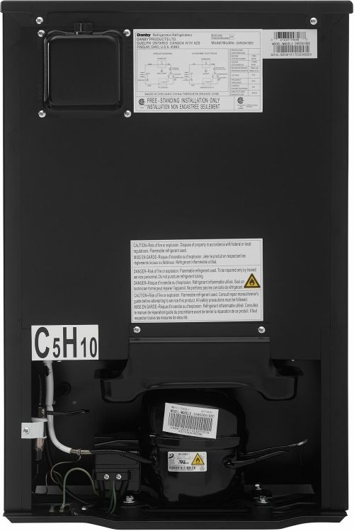 Danby® Designer Series 18" 2.6 Cu. Ft. Black Compact Refrigerator-4