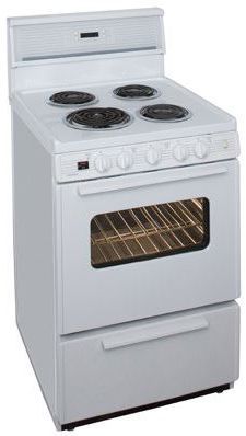 Premier 24" White Freestanding Electric Range