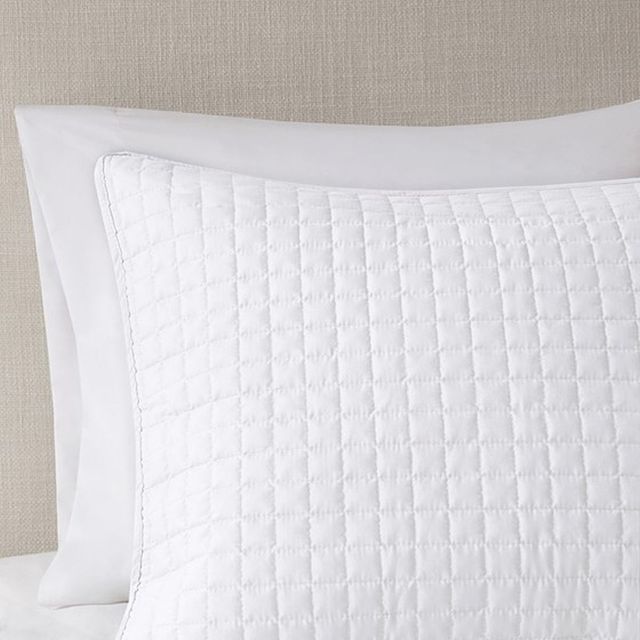 Olliix by 510 Design Otto White Full/Queen 3 Piece Reversible Coverlet Set-3