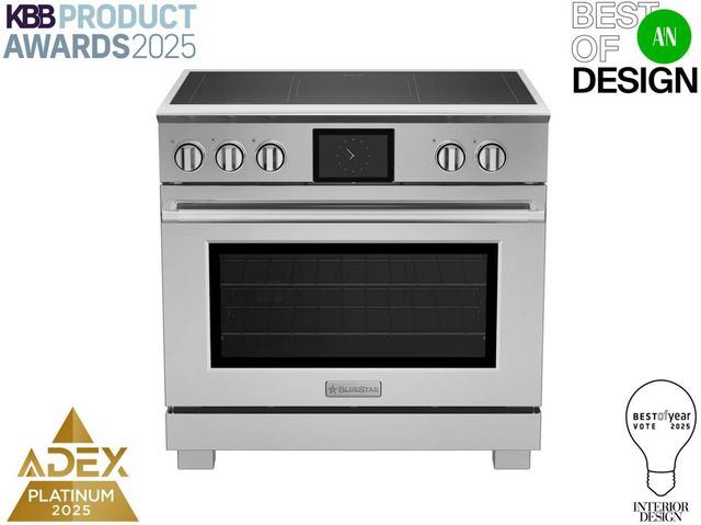 BlueStar® 36" Standard RAL Color Pro Style Induction Range-2