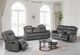 New Classic® Home Furnishings Park City Slate Loveseat with Dual Recliner-1
