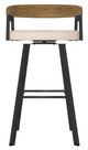 Amisco Customizable Carmela Swivel Bar Stool-1