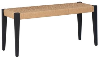 Powell® Cosgrove Black/Natural Bench