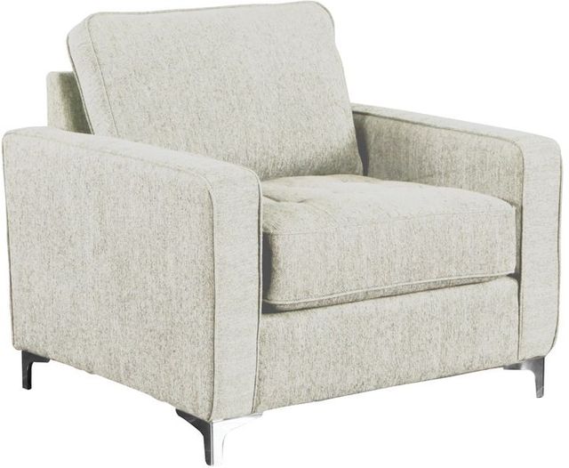 Mazin Furniture Hudson Platinum Upholstered Accent Chair-0