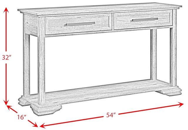 Elements International Park Ridge Charcoal Sofa Table-2