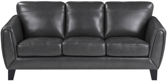 Homelegance® Spivey Dark Gray Leather Sofa-2