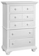 American Woodcrafters 6510 Cottage Traditions Clean White Cottage Chest-0