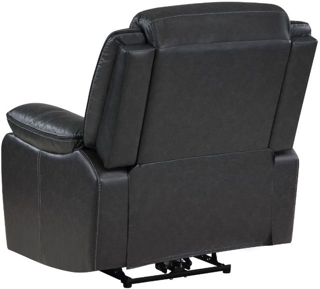 Coaster® Sycamore Dark Gray Upholstered Power Recliner Chair-3