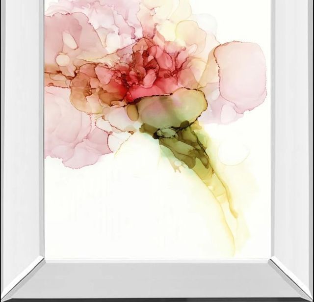 Classy Art Flower Passion II by Jennifer Goldberger Mirror Framed Wall Art-1
