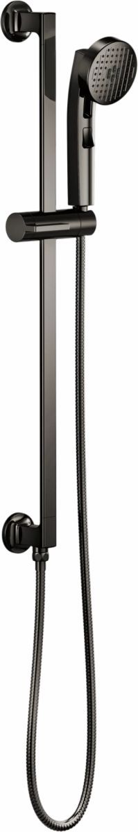 Brizo Kintsu® Brilliance® Black Onyx Multifunction Slide Bar Handshower-0