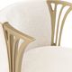Michael Amini® La Terrazza Creamy Pearl Vanity Chair-4