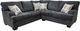 Luke HomeTrinity 2-Piece Mercury Gunmetal Sectional-0