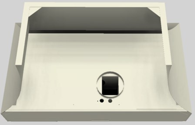 Vent-A-Hood® Designer Series 42" Biscuit Wall Mounted Range Hood-1