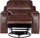 Steve Silver Co. Keily Brown Manual Swivel Glider Recliner-5