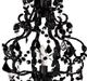 A & B Home Elizavetta Noir Black Chandelier-1