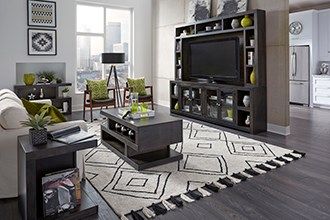 aspenhome® Avery Loft Ghost Black S Cocktail Table-2